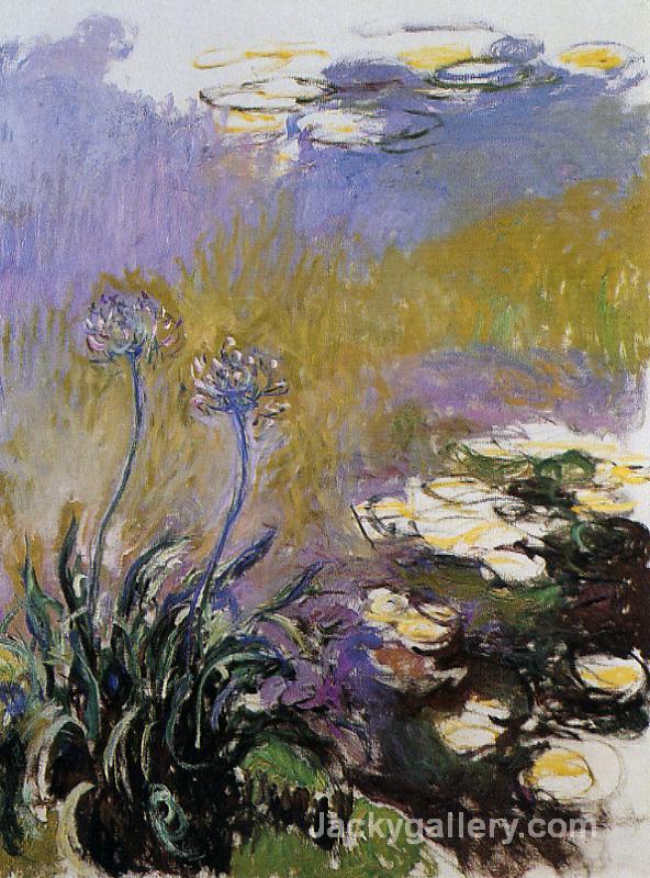 Agapanthus by Claude Monet paintings reproduction